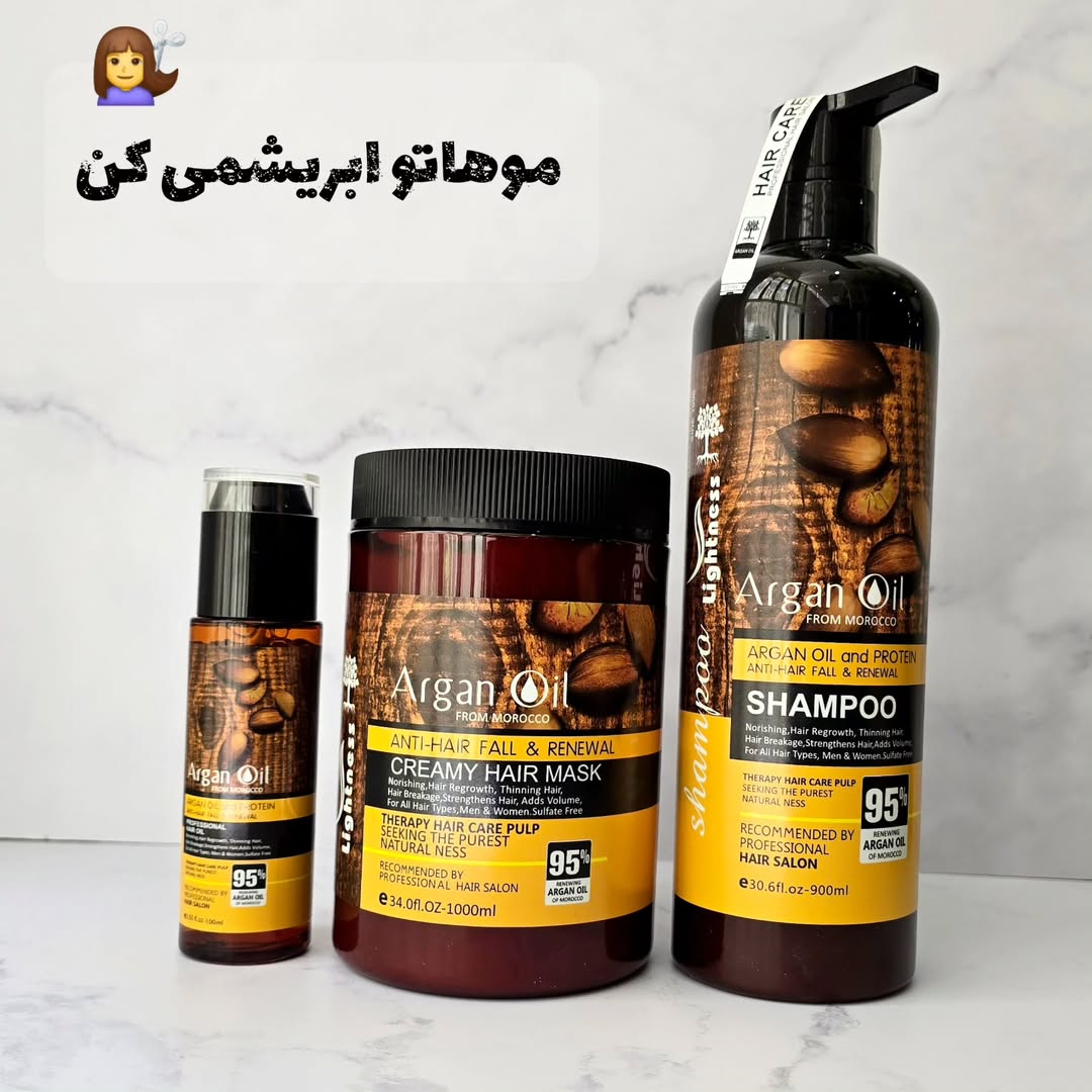 محصولات ارگان لایتنس شامپو و ماسک مو