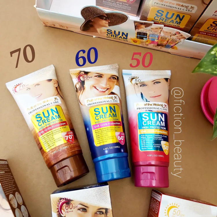 کرم ضدآفتاب وکالی SPF 70